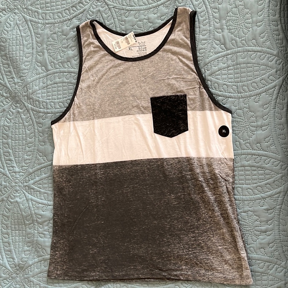 Striped men’s tank XL